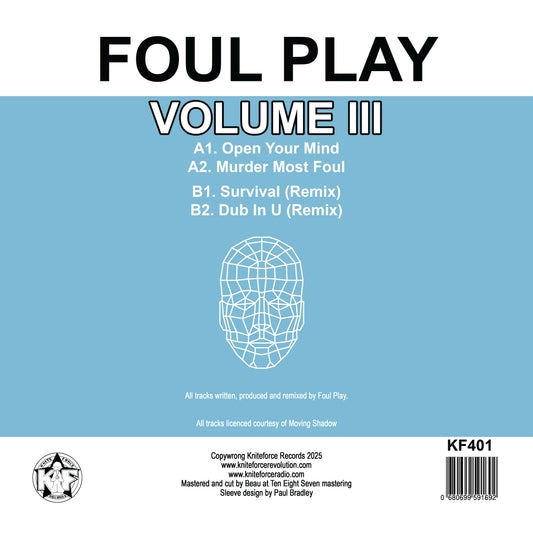 Foul Play - Vol III - Kniteforce Records - 12” Vinyl