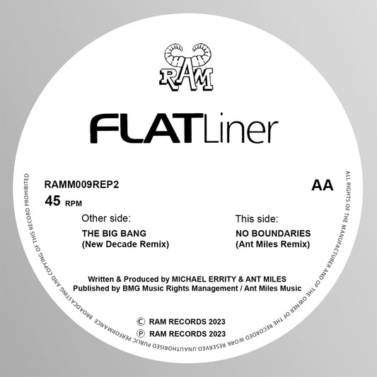 Flatliner - The Big Bang (New Decade Remix) / No Boundaries (Ant Miles Remix) - Ram Records