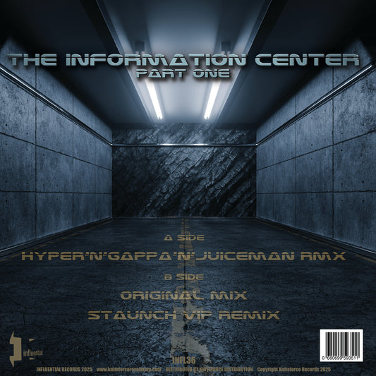 Gappa G & Hypa Hyper - Information Center Part One EP - Influential Records - 12" Vinyl