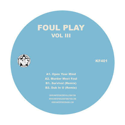 Foul Play - Vol III - Kniteforce Records - 12” Vinyl