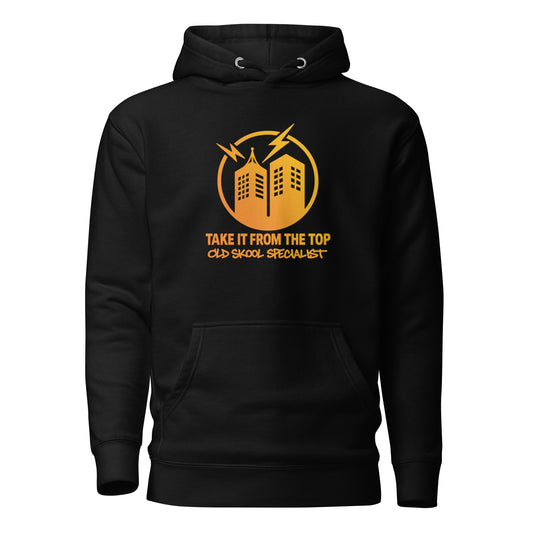 Take It From The Top - Hoodie, black — front view