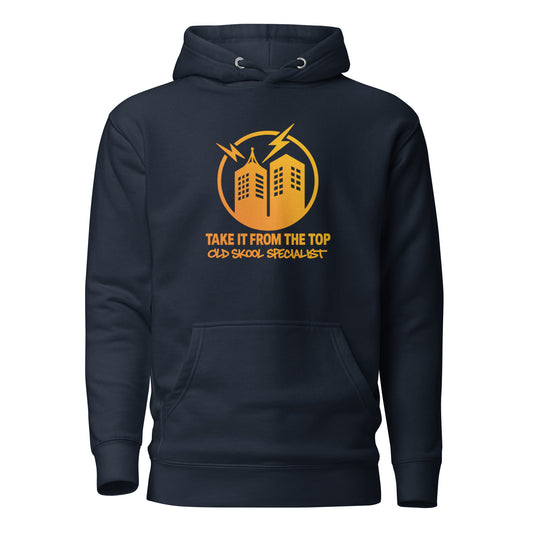 Take It From The Top - Hoodie, navy blazer — front view