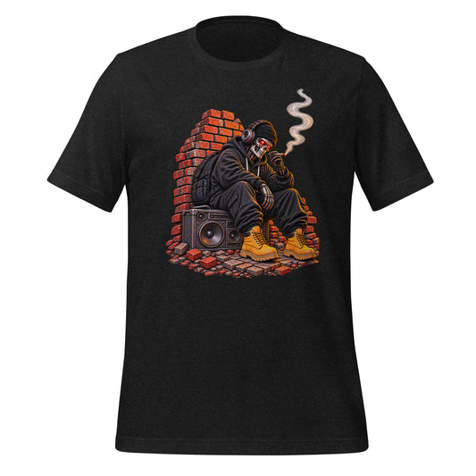 Steel Selecta - T-Shirt, black heather — front view