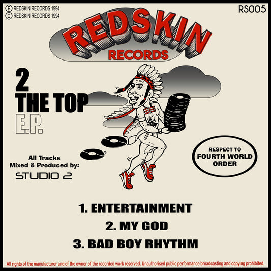 Studio 2 ‎- 2 The Top E.P - Redskin Records