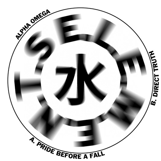 Alpha Omega - Pride Before A Fall / Direct Truth (Clear 12" Vinyl) - Elements Records
