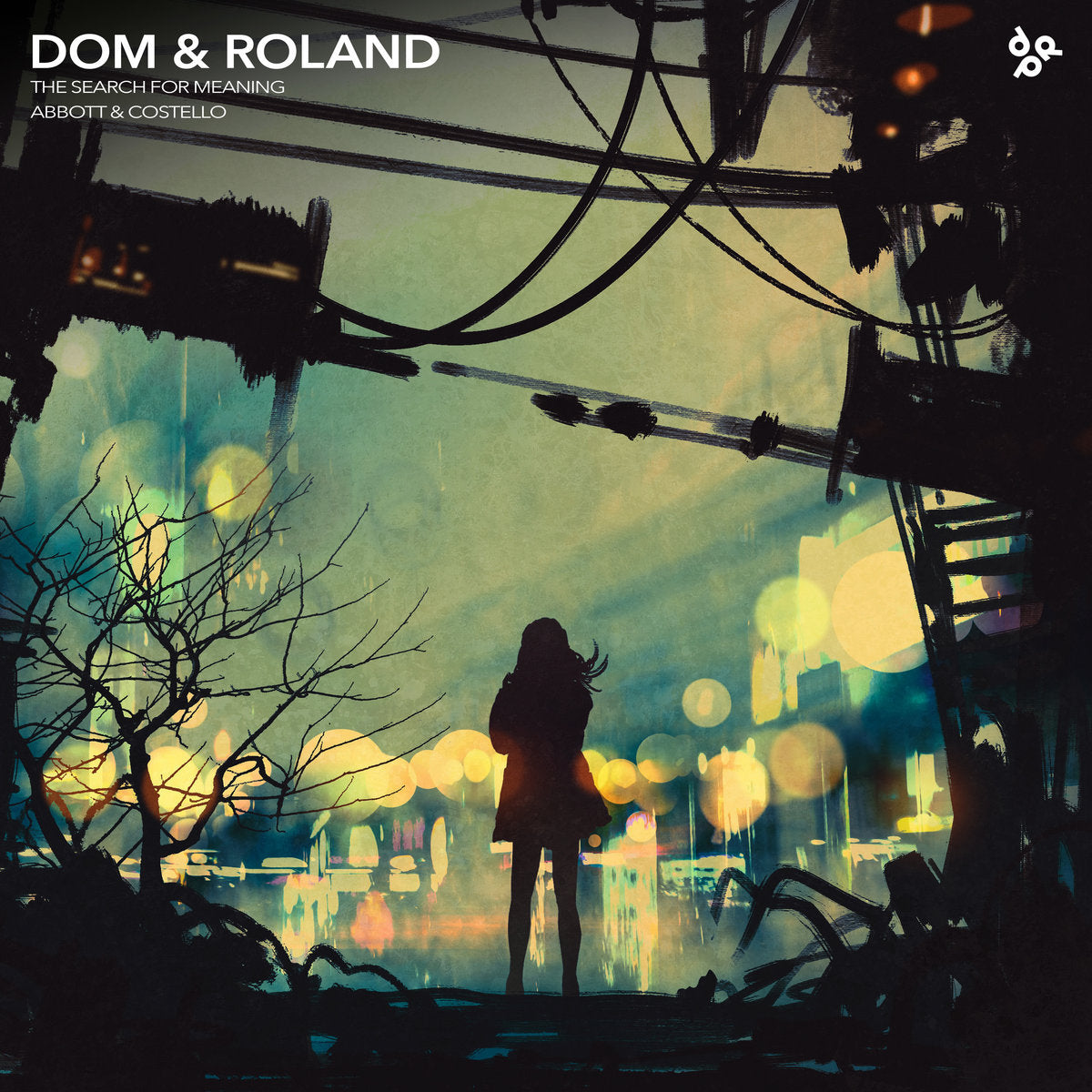 Dom & Roland – The Search For Meaning / Abbott & Costello - Dom & Roland Productions (Blue 12" Vinyl)