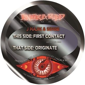 J Majik & Sense - First Contact / Originate - Infrared Records