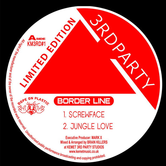 Brainkillers / Family Of Intelligence - Border Line EP - 3rd Party Records (Limited Edition Repress)