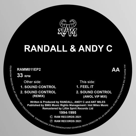 Randall & Andy C - Sound Control / Feel it - Ram Records