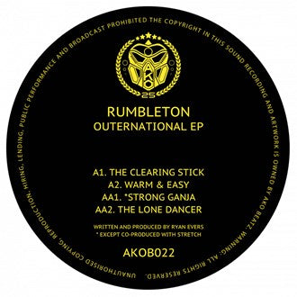Rumbleton - Outernational EP - (Yellow & Black Marbled Vinyl) - AKO Beatz